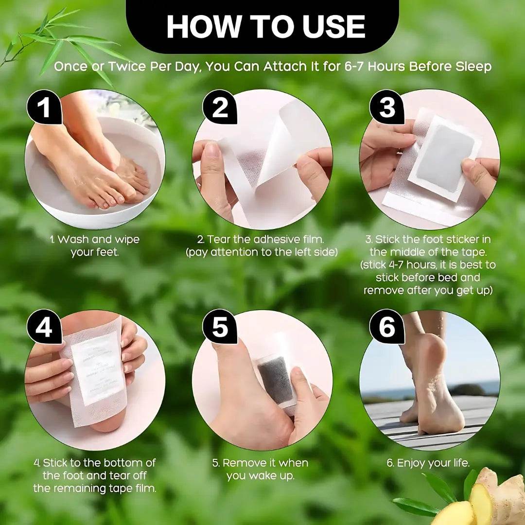 Detox Patches New Formula (Pack of 10) - Liveonease