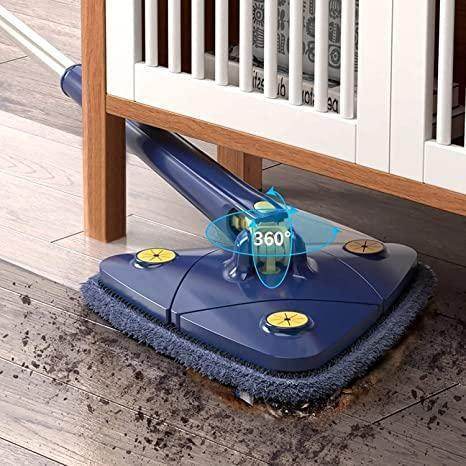 Blue Squeezing Triangle Cleaning Mop - Liveonease