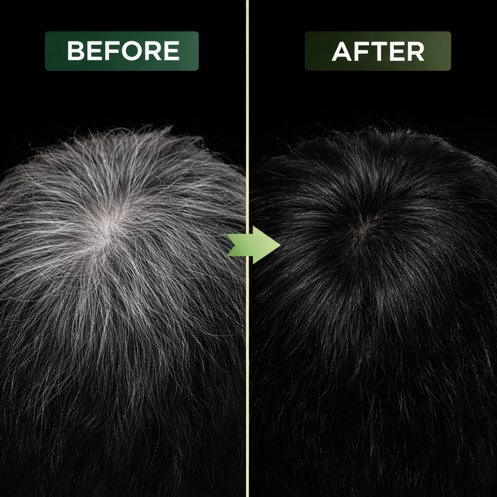 Herbal Black Hair Color Shampoo | 3 in 1 Hair Care | Grey Coverage | Pack of 2 (100ml)