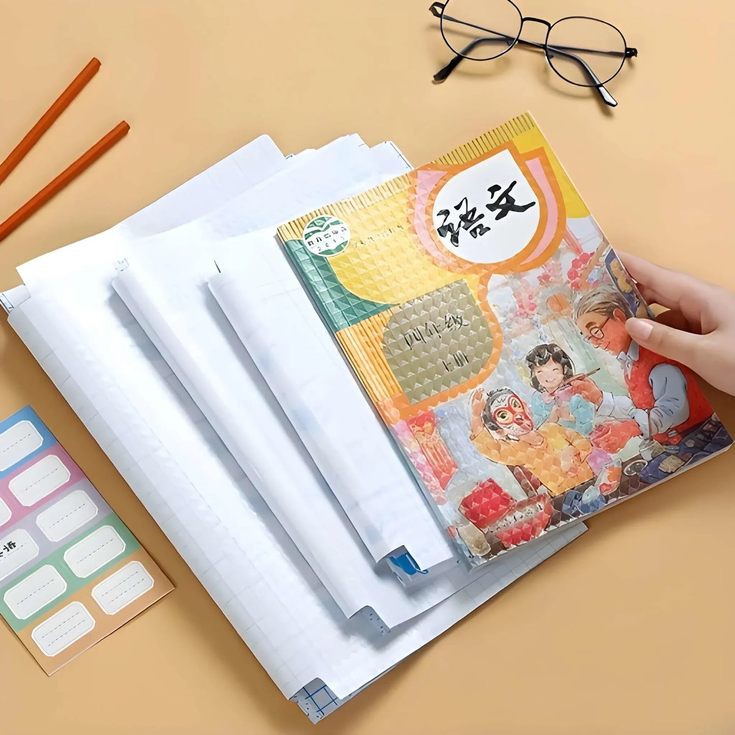SmartGadgets Transparent Book Cover Film (30 Pcs) 📚