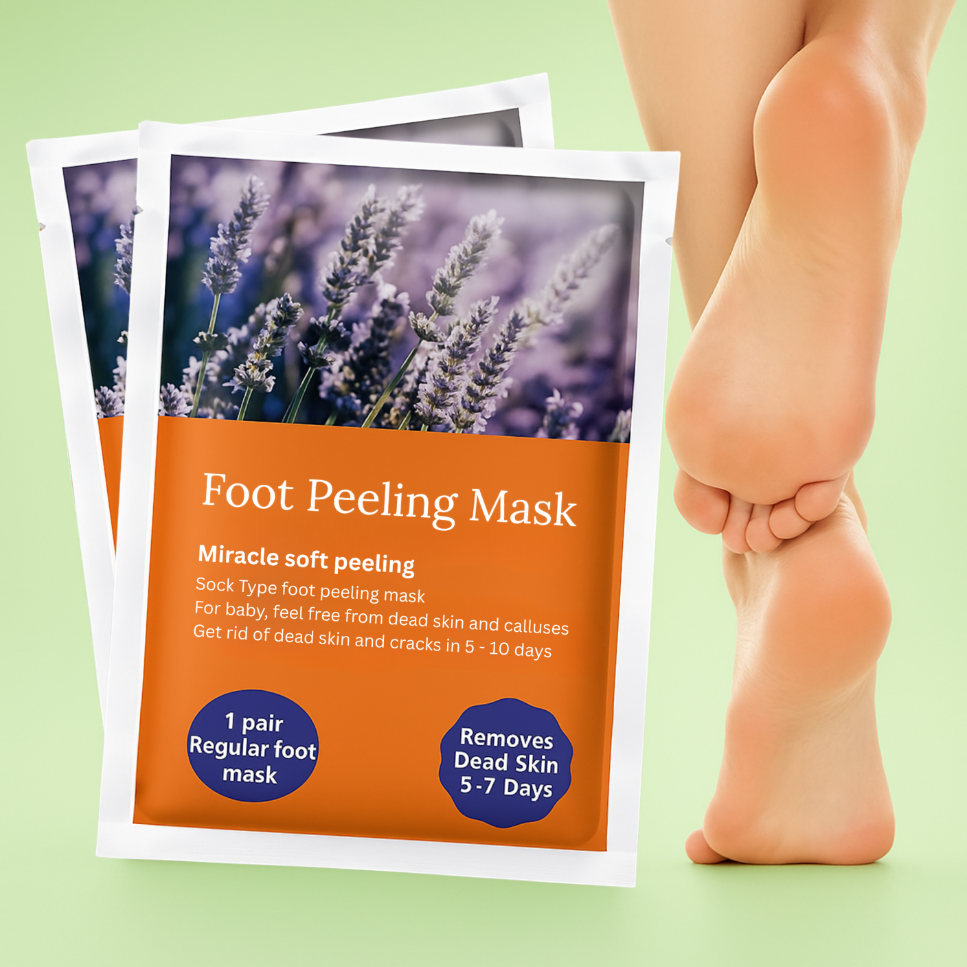 Exfoliating Foot Mask Hydrating Sock Pedicure