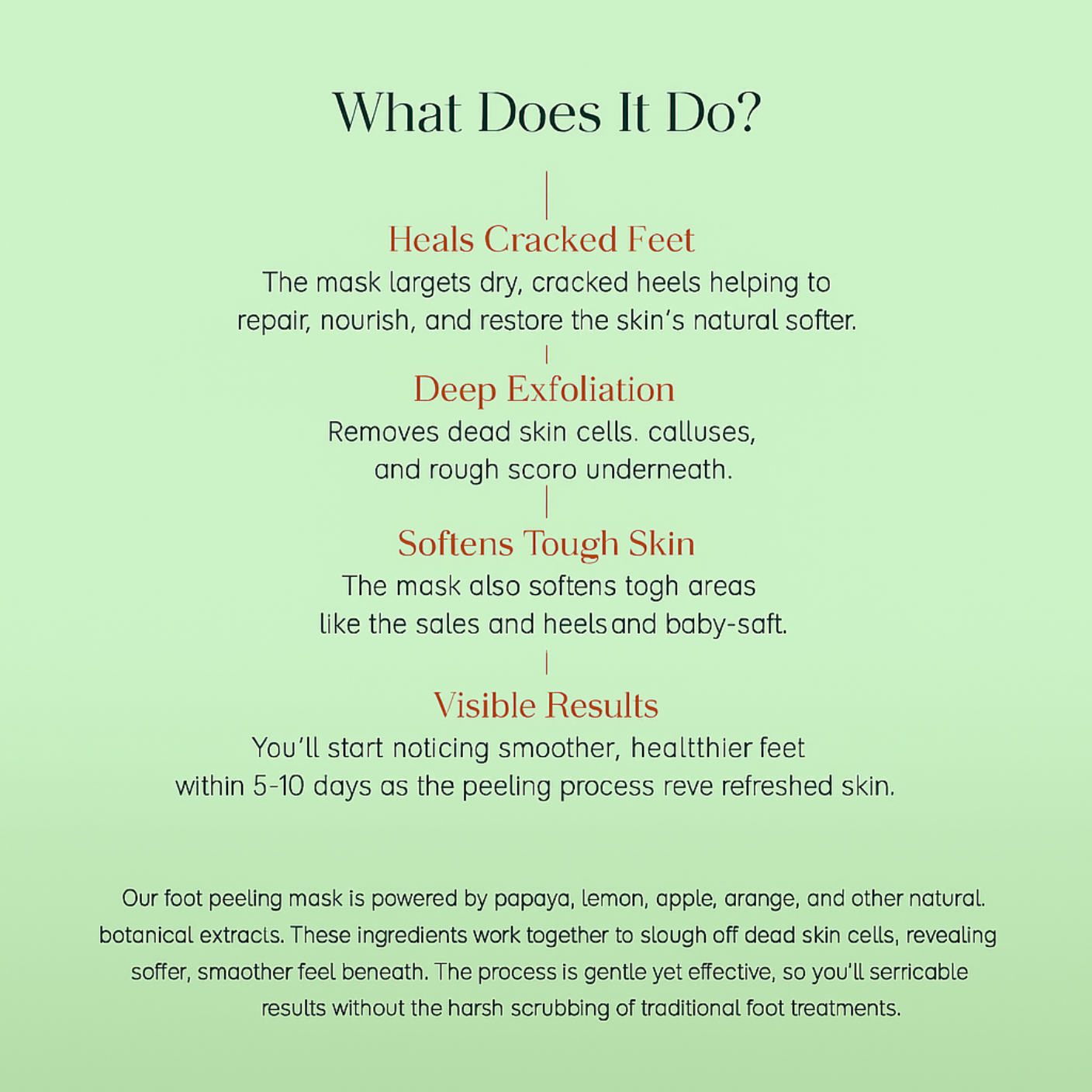 Exfoliating Foot Mask Hydrating Sock Pedicure