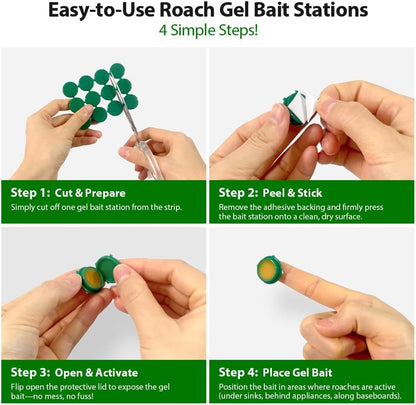Stealth Roach Defence Gel (48 Pcs)
