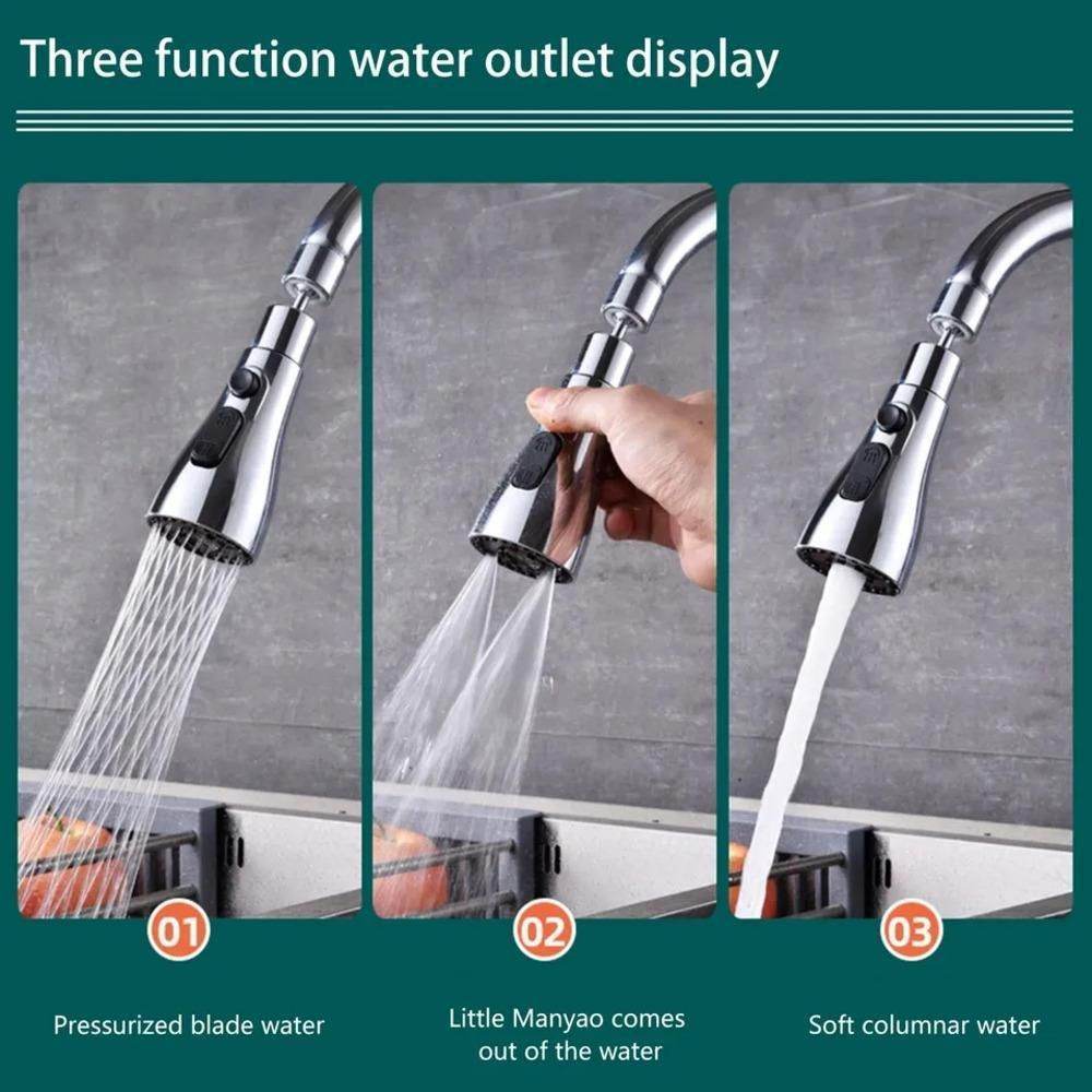 3 Modes Kitchen Sink Faucet - Liveonease