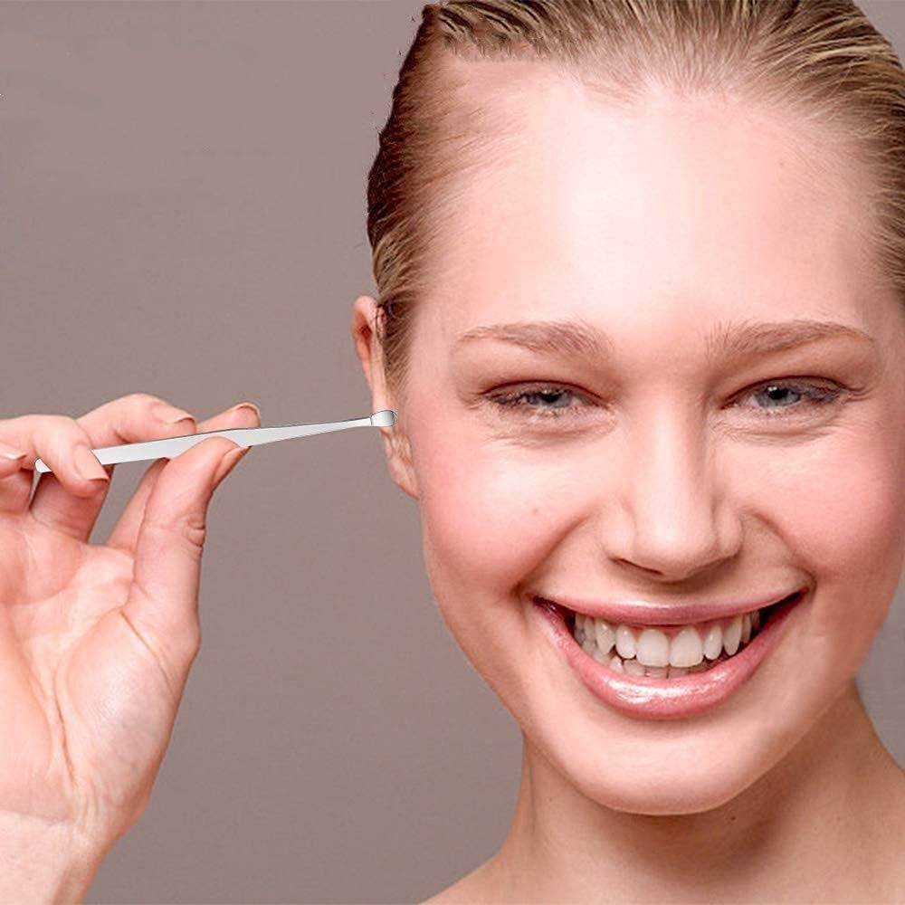 6 Pieces Ear Wax Removal Smooth Stainless Steel Kit - Liveonease