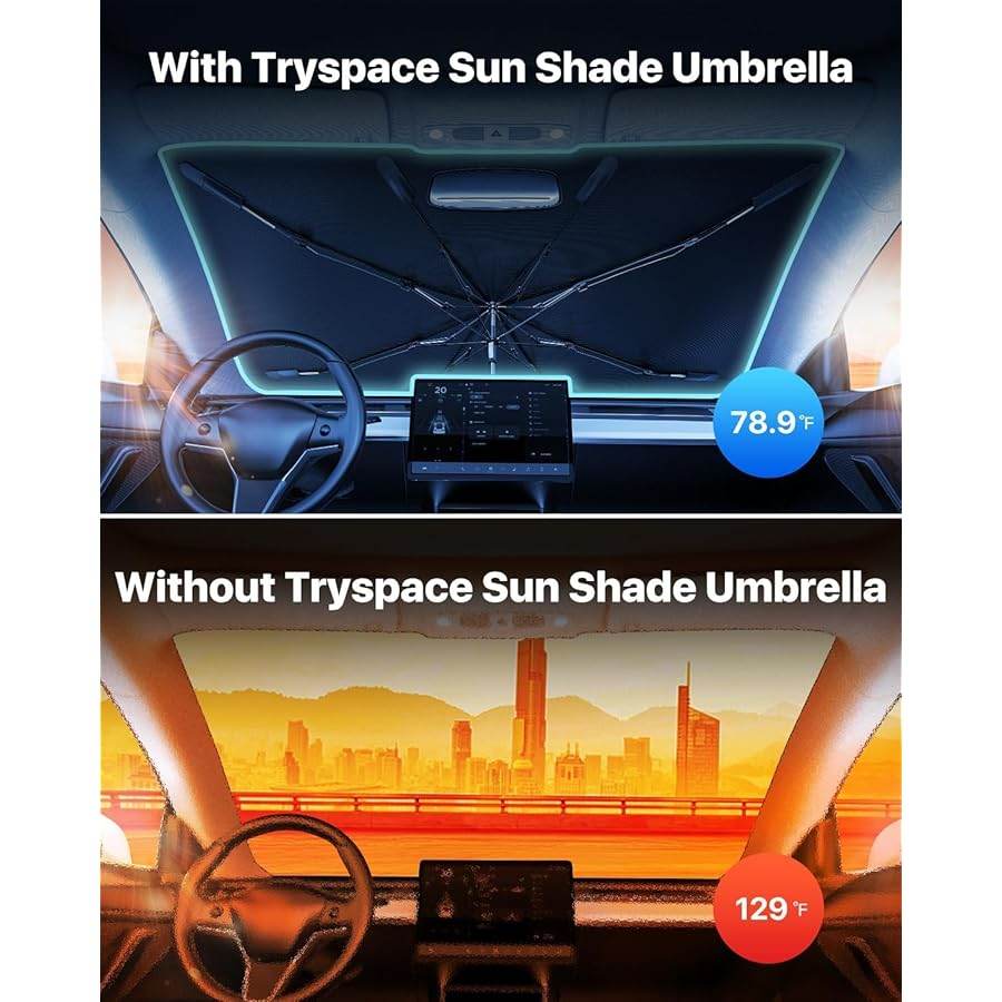 Universal Car Sunshade Umbrella - Liveonease
