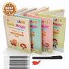 Magic Practice Book (4 BOOK + 10 REFILL + 1 Pen + 1 Grip)