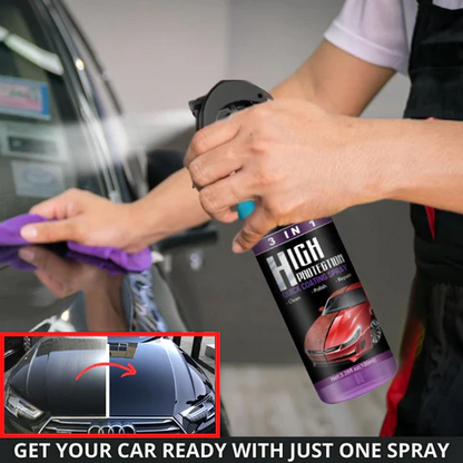 3 in 1 High Protection Quick Car Ceramic Coating Spray (Pack of 3)