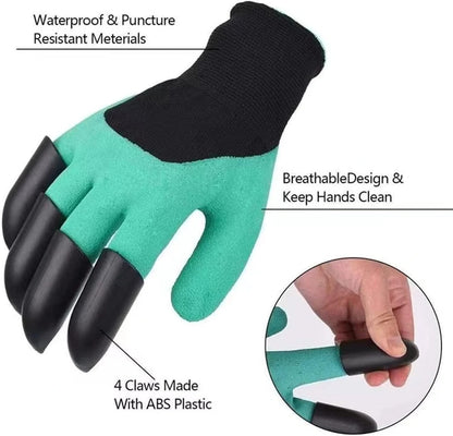 Waterproof Gardening Gloves With Claws