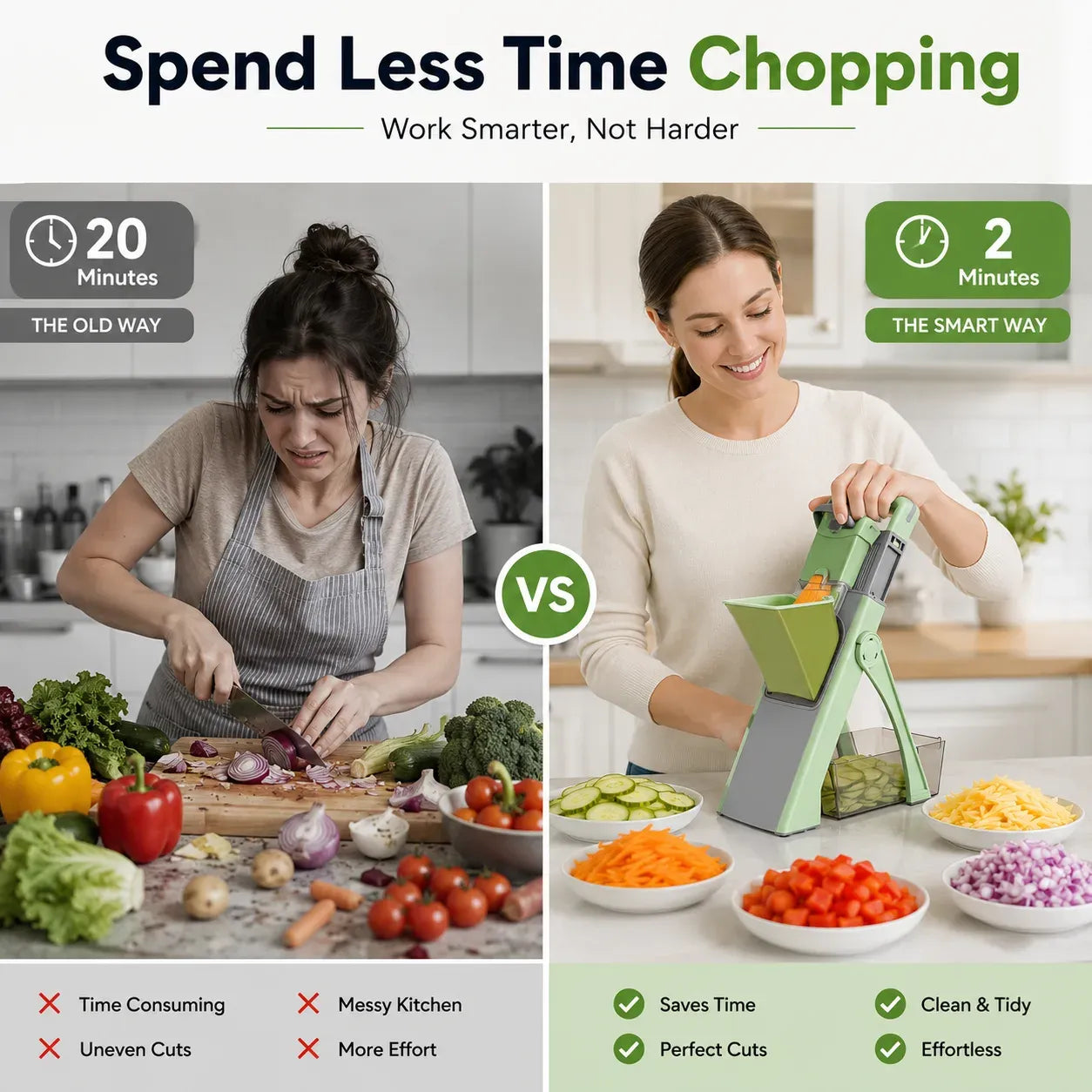 ProCut Adjustable Mandoline Slicer for Kitchen