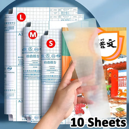 SmartGadgets Transparent Book Cover Film (30 Pcs) 📚