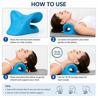 Cervical Neck Traction Pillow