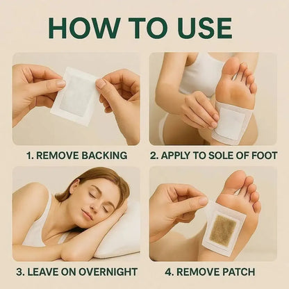 Detox Patches Pads for Body Stress Relief (Set of 10)