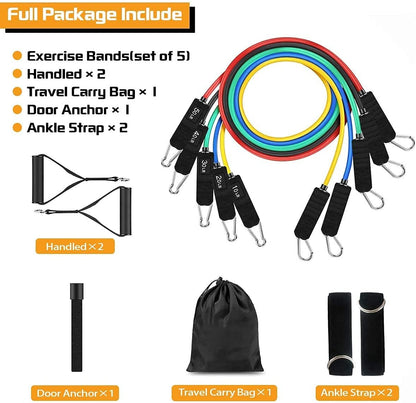 Resistance Bands Set for Home Workout COMPLETE SET