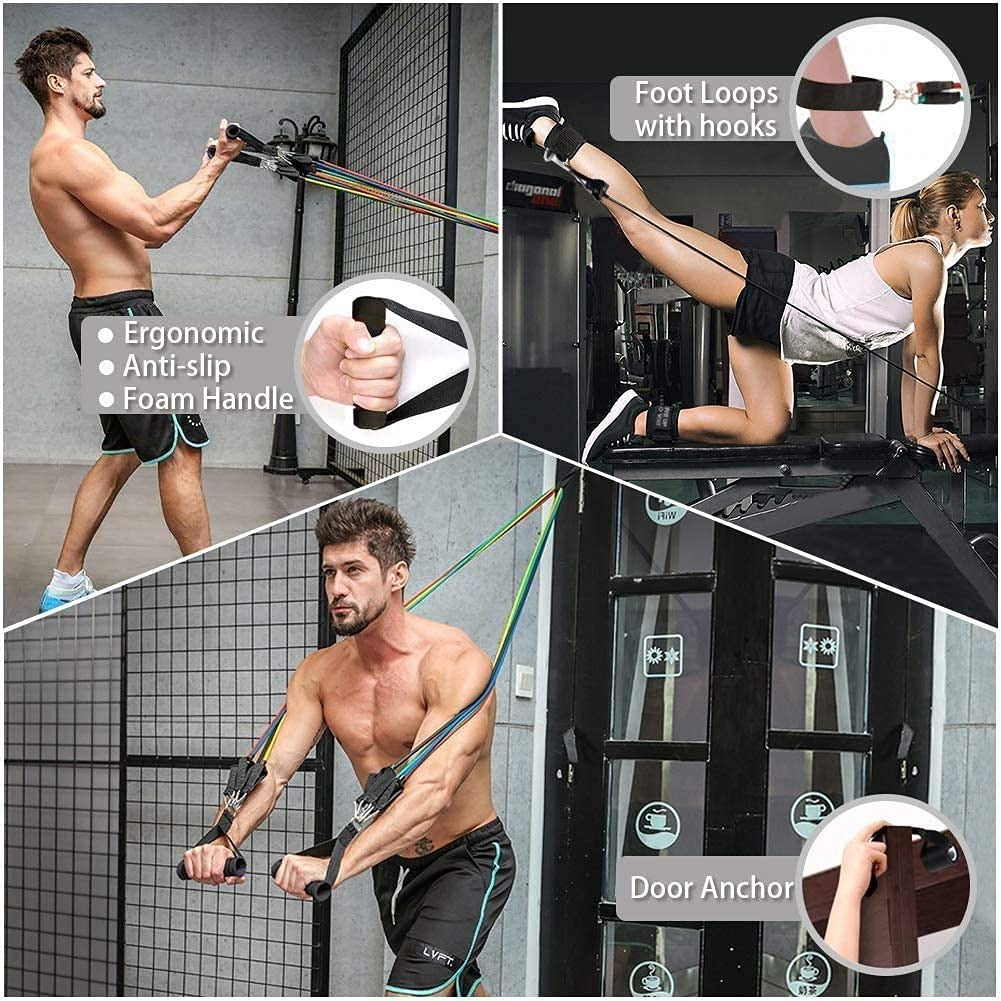Resistance Bands Set for Home Workout COMPLETE SET