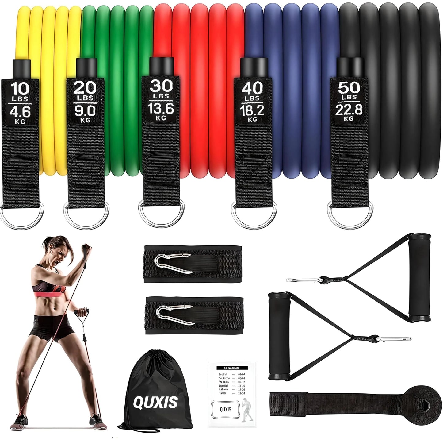 Resistance Bands Set for Home Workout COMPLETE SET