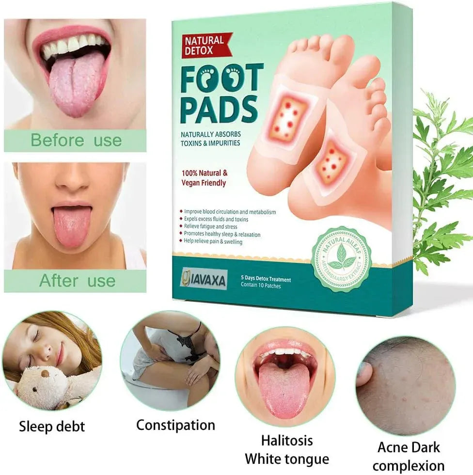 Box Foot Patch Premium Detox Foot Patches (Pack of 10) BUY 1 GET 1 FREE – Liveonease